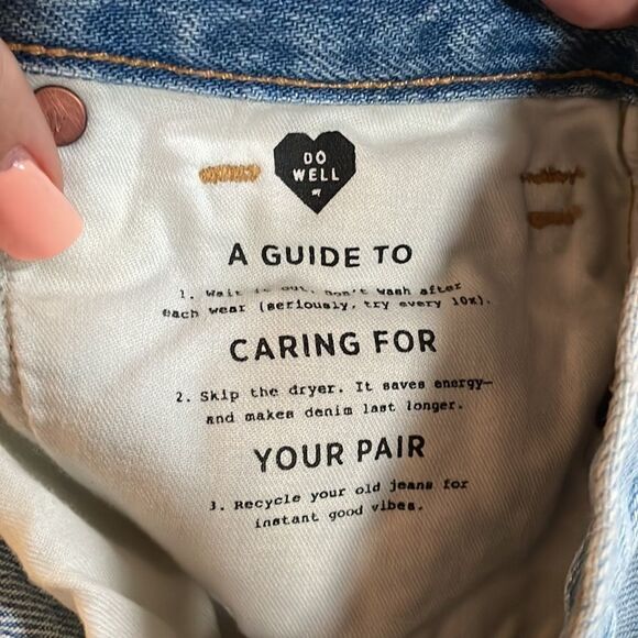 MADEWELL Jean shorts size 23 - Picture 3 of 6